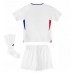 Camisa de Futebol Olympique Lyonnais Equipamento Principal Infantil 2024-25 Manga Curta (+ Calças curtas)